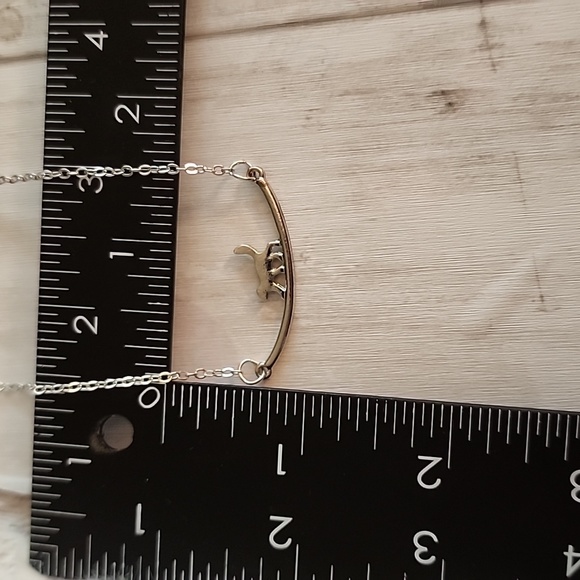 Cat Walking Necklace Zinc Alloy 14 inch Chain NYG - Picture 3 of 4